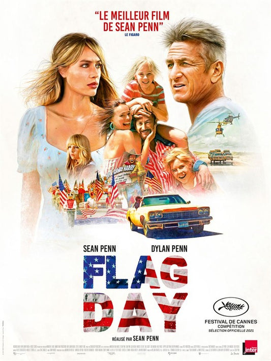 1000 piece jigsaw puzzle for the movie poster: Flag Day (2021) ver2