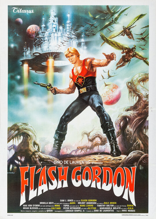 1000 piece jigsaw puzzle for the movie poster: Flash Gordon (1980) ver2