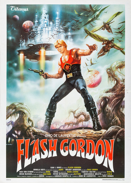1000 piece jigsaw puzzle for the movie poster: Flash Gordon (1980) ver2