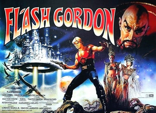 1000 piece jigsaw puzzle for the movie poster: Flash Gordon (1980) ver5