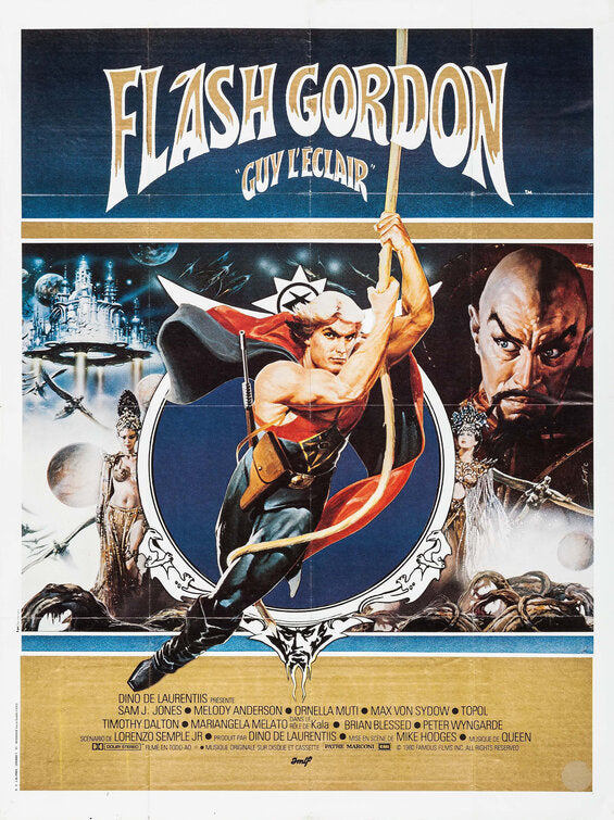 1000 piece jigsaw puzzle for the movie poster: Flash Gordon (1980) ver8