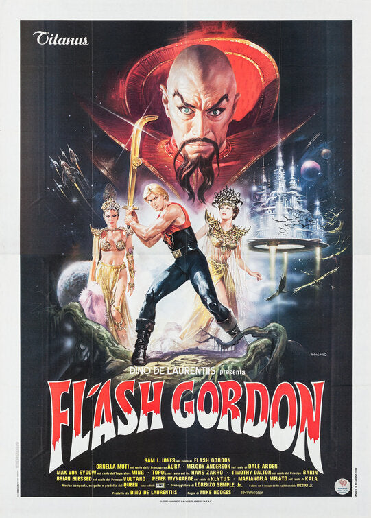 1000 piece jigsaw puzzle for the movie poster: Flash Gordon (1980) ver9