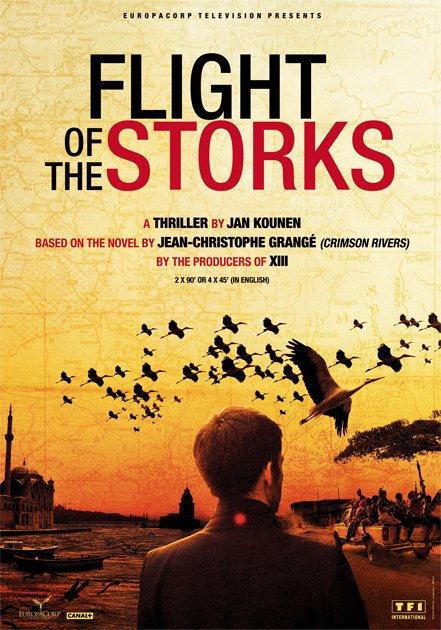 1000 piece jigsaw puzzle for tv poster: Flight of the Storks