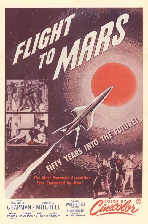 the movie poster: Flight to Mars (1951)