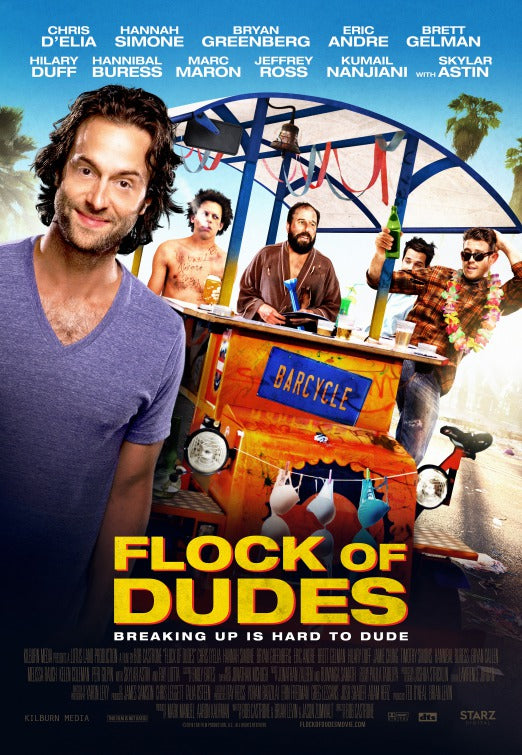 1000 piece jigsaw puzzle for the movie poster: Flock of Dudes (2016)