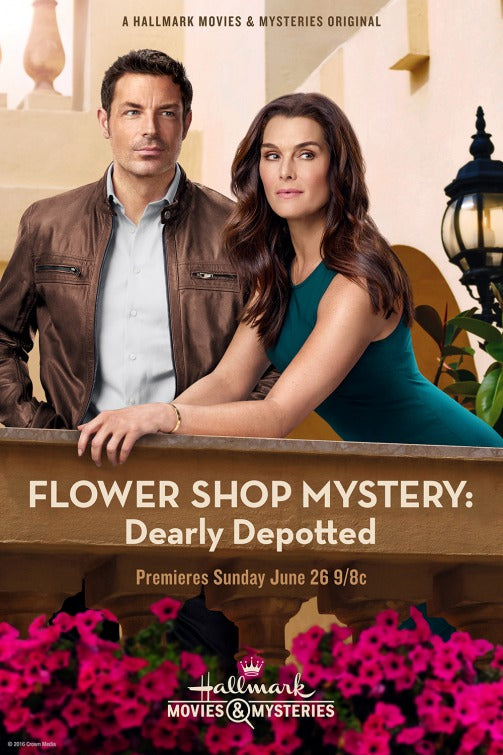 1000 piece jigsaw puzzle for tv poster: Flower Shop Mystery: Dearly Depotted