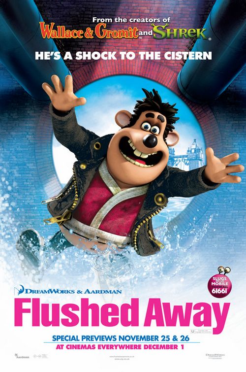 the movie poster: Flushed Away (2006) ver8