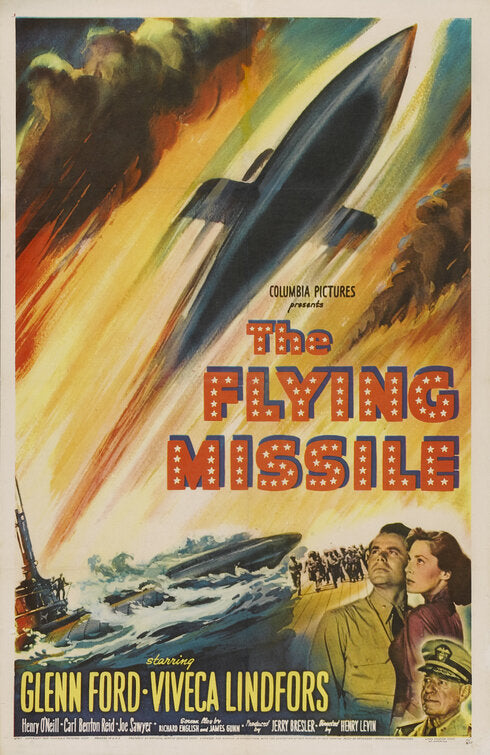 1000 piece jigsaw puzzle for the movie poster: The Flying Missile (1950)