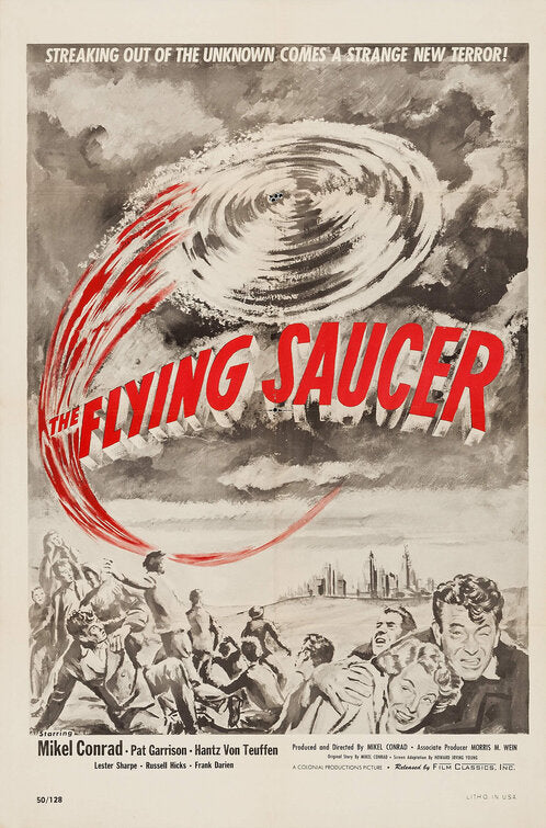 1000 piece jigsaw puzzle for the movie poster: The Flying Saucer (1950)