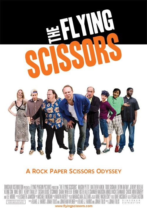 1000 piece jigsaw puzzle for the movie poster: The Flying Scissors (2009)