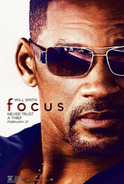 1000 piece jigsaw puzzle for the movie poster: Focus (2015) ver2