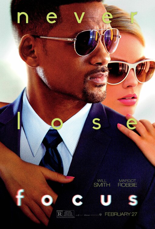 1000 piece jigsaw puzzle for the movie poster: Focus (2015) ver4