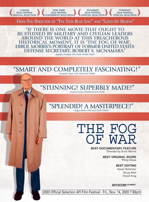 the movie poster: The Fog of War (2003)