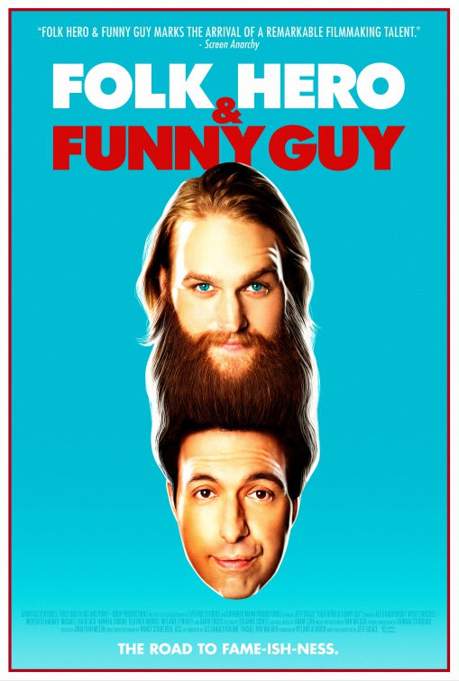 1000 piece jigsaw puzzle for the movie poster: Folk Hero & Funny Guy (2017)