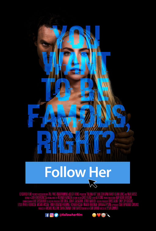 1000 piece jigsaw puzzle for the movie poster: Follow Her (2023)