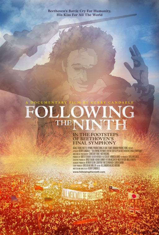 1000 piece jigsaw puzzle for the movie poster: Following the Ninth: In the Footsteps of Beethoven's Final Symphony (2012)