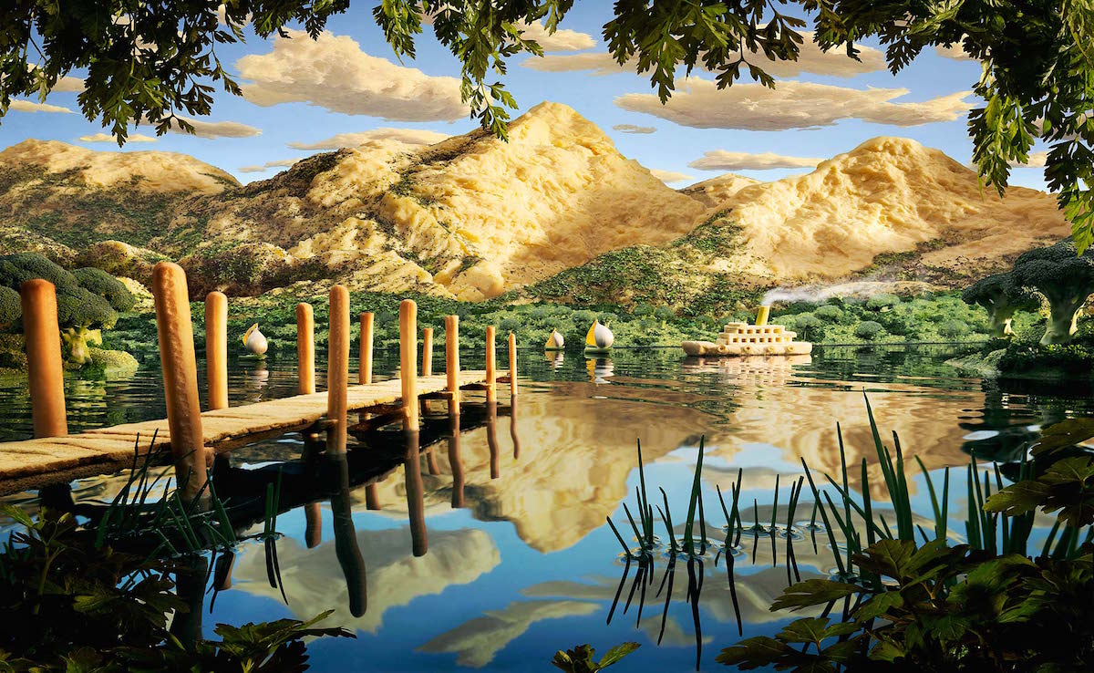 Stunning 1000-piece wooden puzzle with edible art details from Carl Warner, design 10