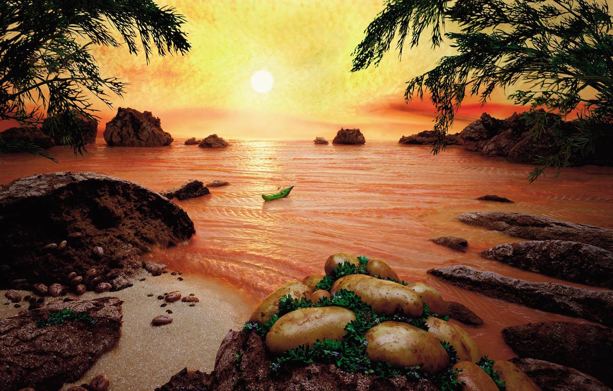 Creative food art by Carl Warner in this detailed 1000-piece wooden puzzle, number 21
