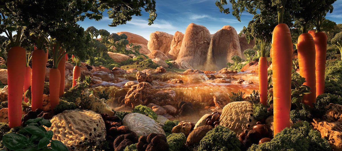 Experience the artistry of Carl Warner’s food-themed wooden puzzle with 1000 pieces, number 23