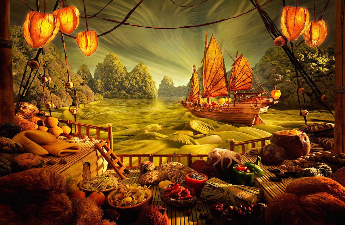 Creative food art by Carl Warner in this detailed 1000-piece wooden puzzle, number 26