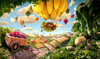 Carl Warner’s food-inspired wooden puzzle with 1000 pieces, design number 30