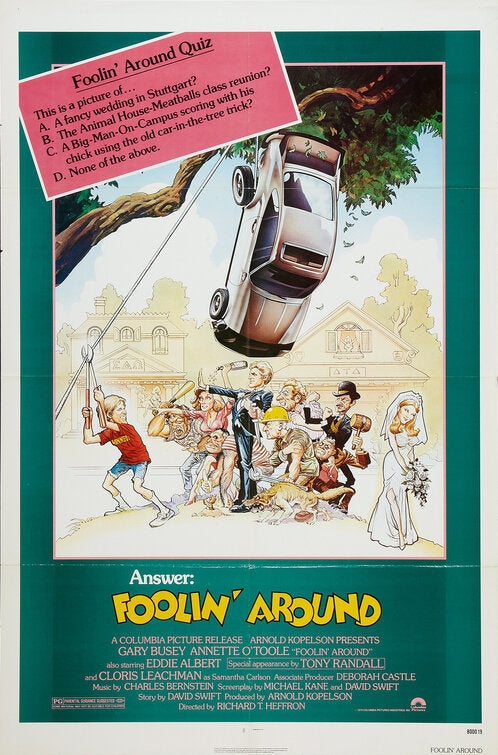 the movie poster: Foolin' Around (1980)