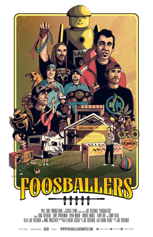 1000 piece jigsaw puzzle for the movie poster: Foosballers (2020)