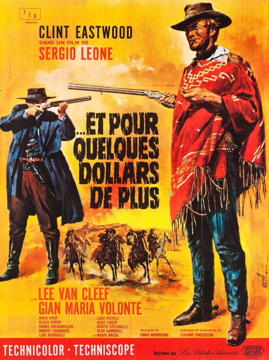1000 piece jigsaw puzzle for the movie poster: For a Few Dollars More (1966) ver2