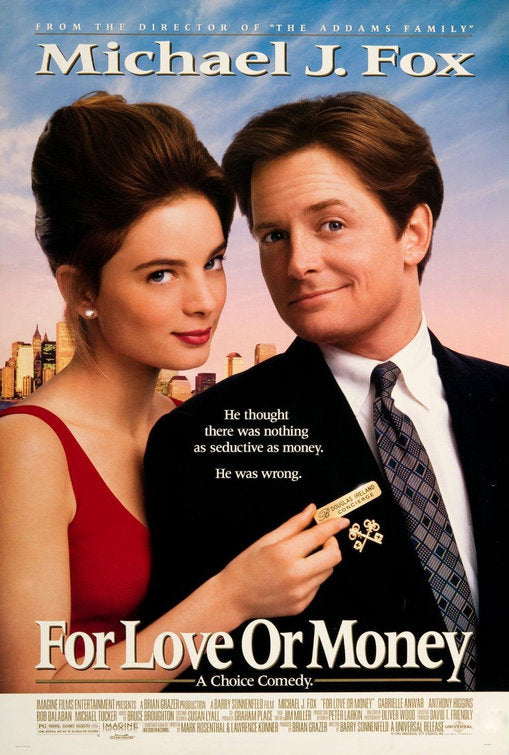 the movie poster: For Love or Money (1993)