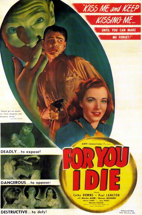 the movie poster: For You I Die (1947)