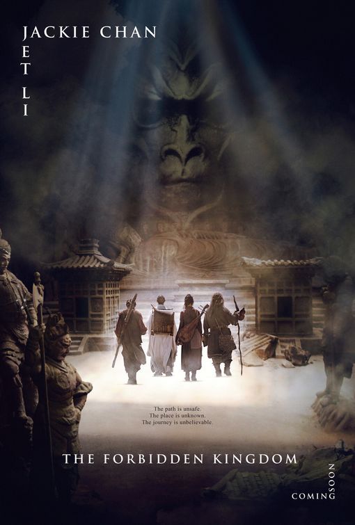 the movie poster: The Forbidden Kingdom (2008)