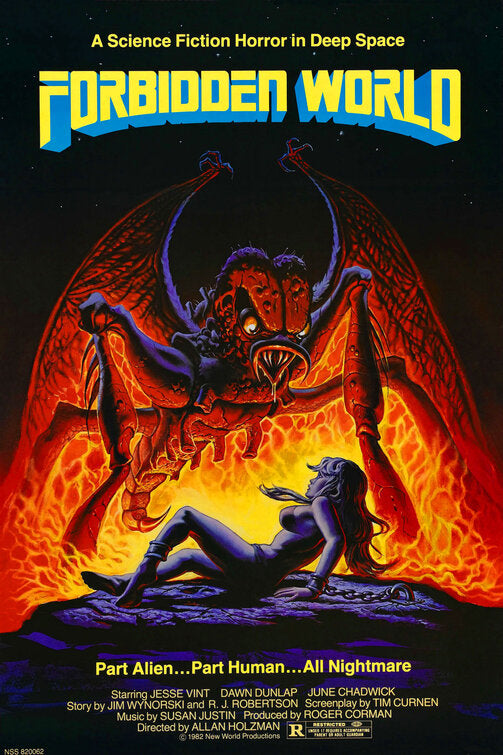 the movie poster: Forbidden World (aka Mutant) (1982)