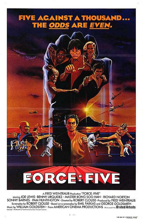 the movie poster: Force: Five (1981) ver2