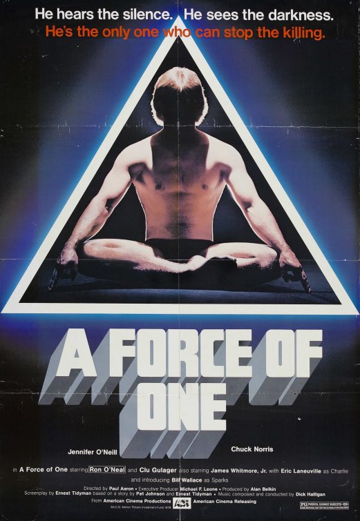 1000 piece jigsaw puzzle for the movie poster: A Force of One (1979)