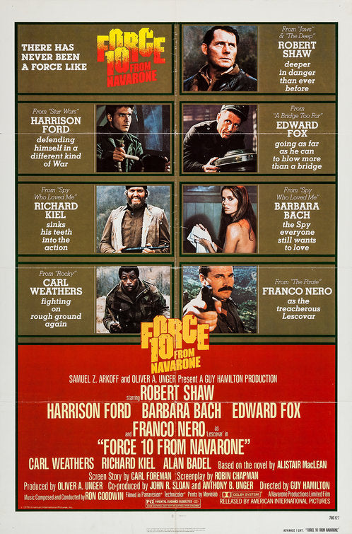 the movie poster: Force 10 From Navarone (1978) ver1