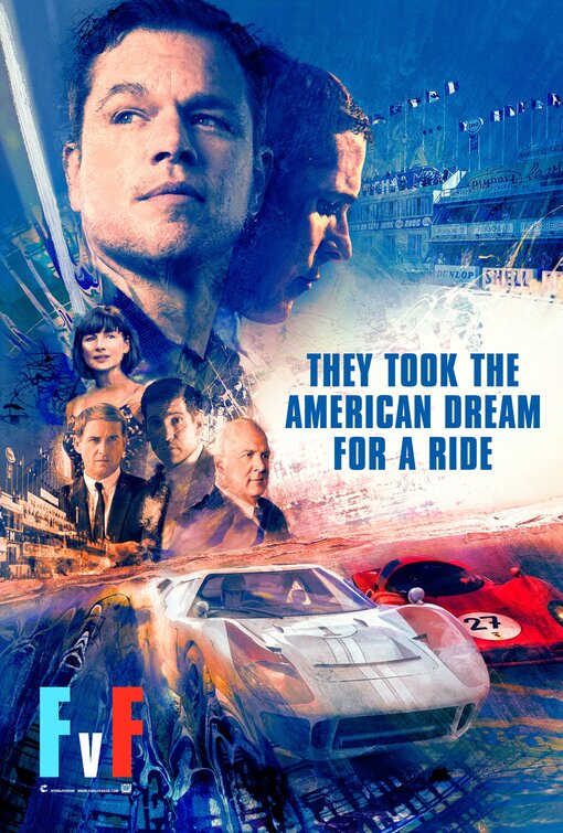 1000 piece jigsaw puzzle for the movie poster: Ford v. Ferrari (2019) ver6