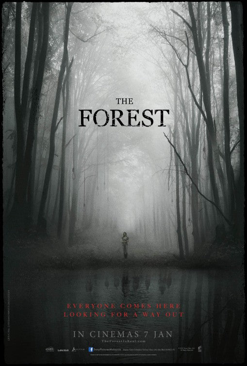 1000 piece jigsaw puzzle for the movie poster: The Forest (2016) ver2
