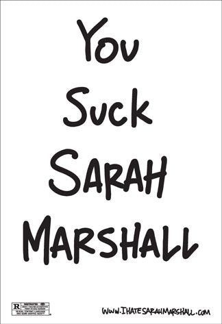 the movie poster: Forgetting Sarah Marshall (2008)