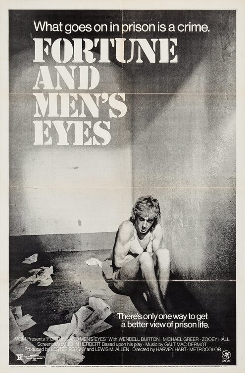 the movie poster: Fortune and Men's Eyes (1971)