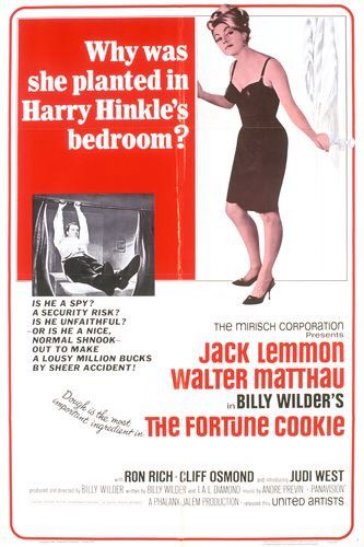 the movie poster: The Fortune Cookie (1966)