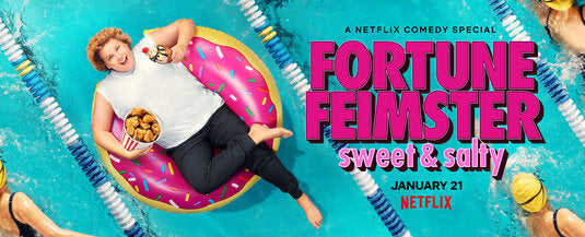 1000 piece jigsaw puzzle for tv poster: Fortune Feimster: Sweet & Salty