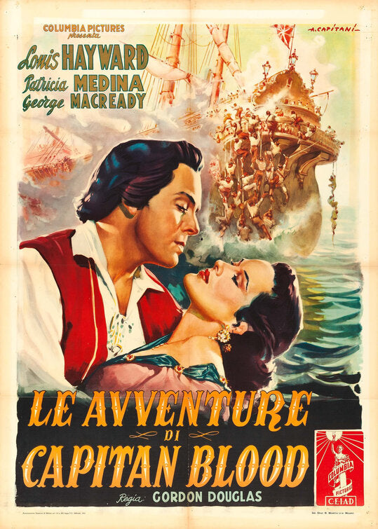 1000 piece jigsaw puzzle for the movie poster: Fortunes of Captain Blood (1950) ver2