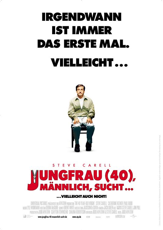 the movie poster: The 40-Year-Old Virgin (2005) ver3