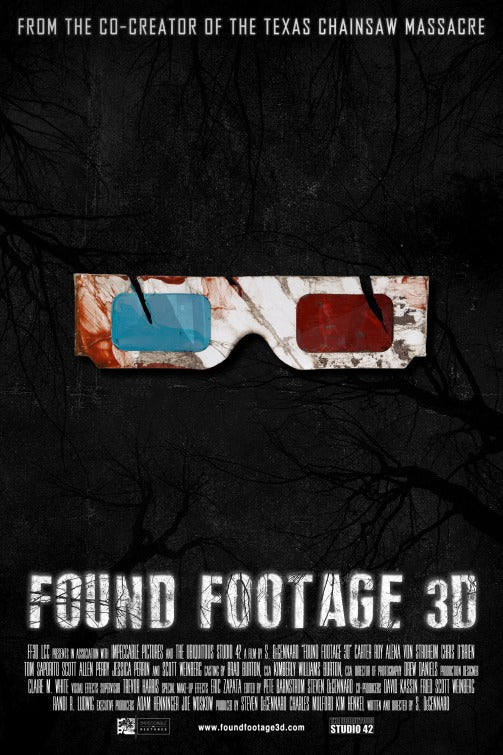 1000 piece jigsaw puzzle for the movie poster: Found Footage 3D (2016)