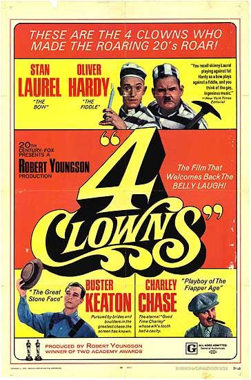 the movie poster: 4 Clowns (1970)