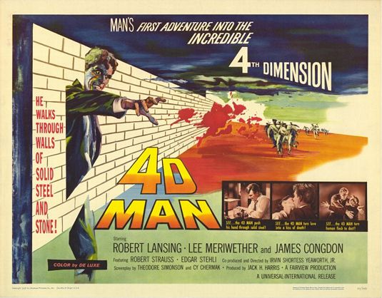the movie poster: 4D Man (1959)