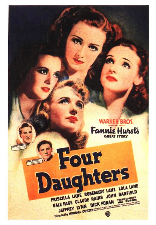 the movie poster: Four Daughters (1938)
