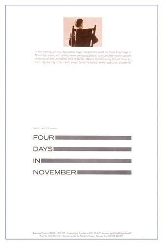 the movie poster: Four Days in November (1964)