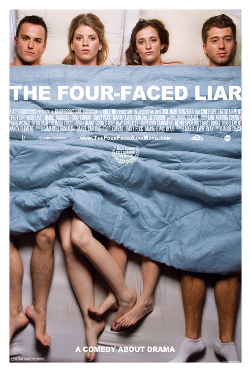 1000 piece jigsaw puzzle for the movie poster: The Four-Faced Liar (2010)