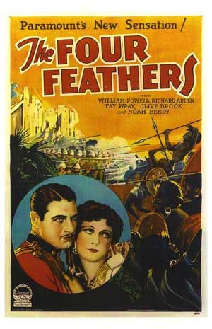 the movie poster: Four Feathers (1929)